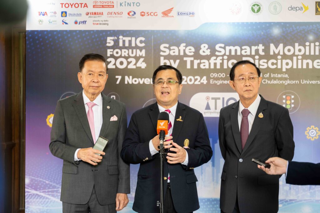 iTIC Forum 2024: Chula Engineering and Thai Intelligent Traffic Foundation Showcase AI for Better Traffic Discipline?