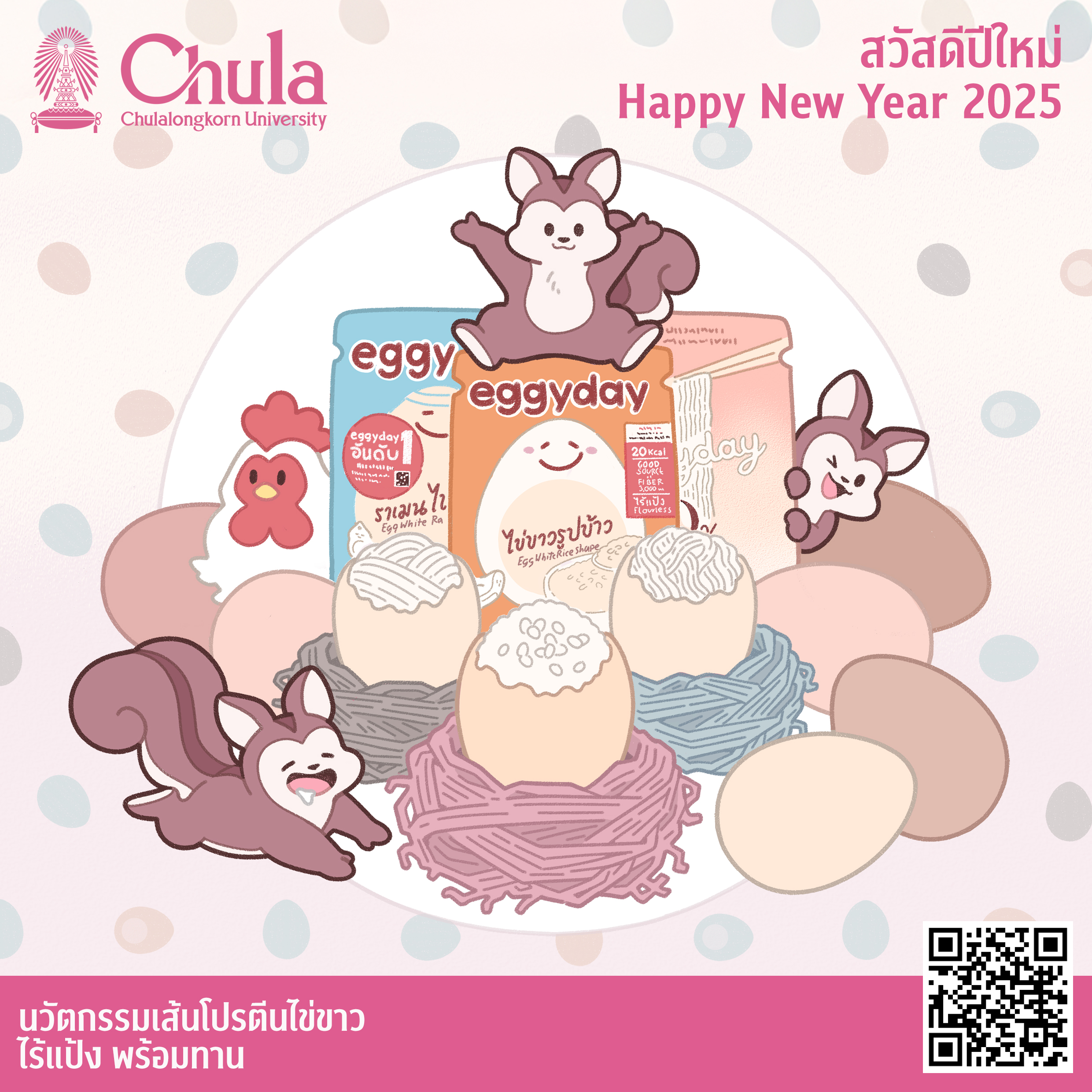 Happy New Year 2025: Chula Invites You to Spread the Joy with Online New Year Cards