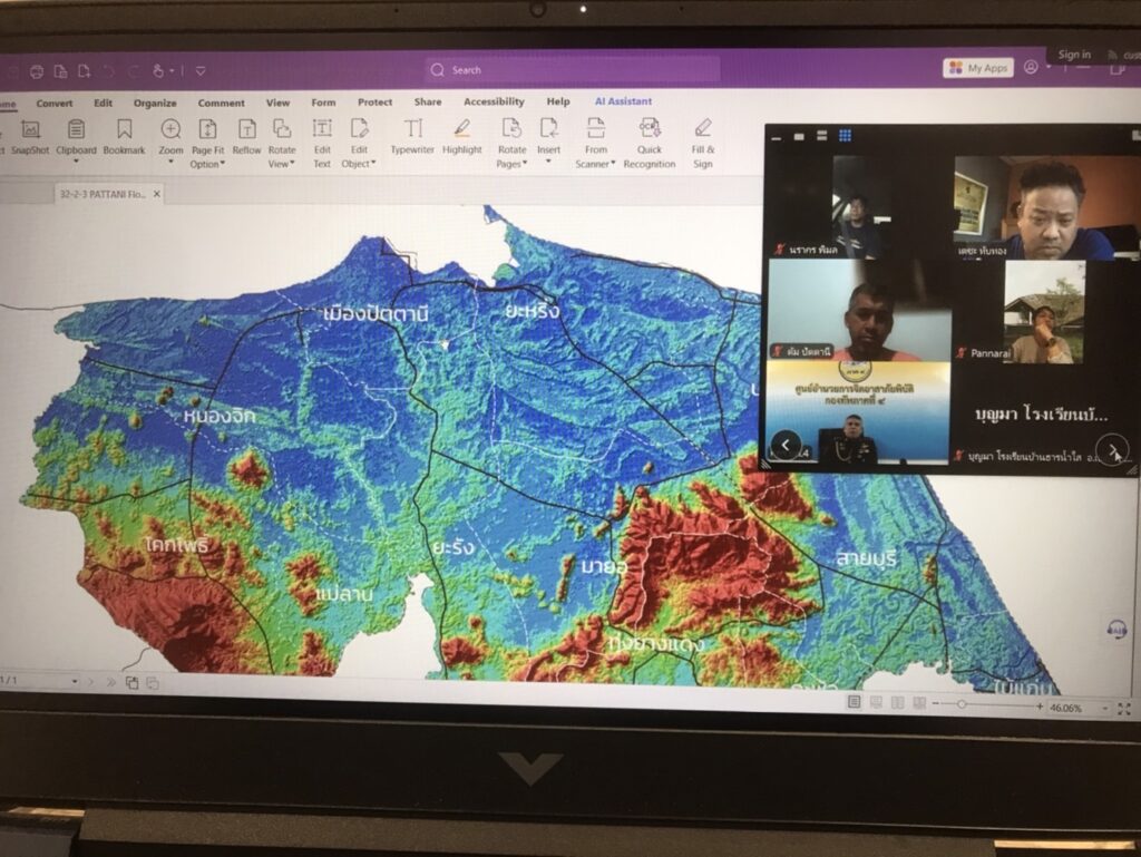 Chula Digital War Room: Chula Network for Disaster Response - A Centralized Hub for Flood Alert Information and Management in Thailand's Southern Border Provinces?