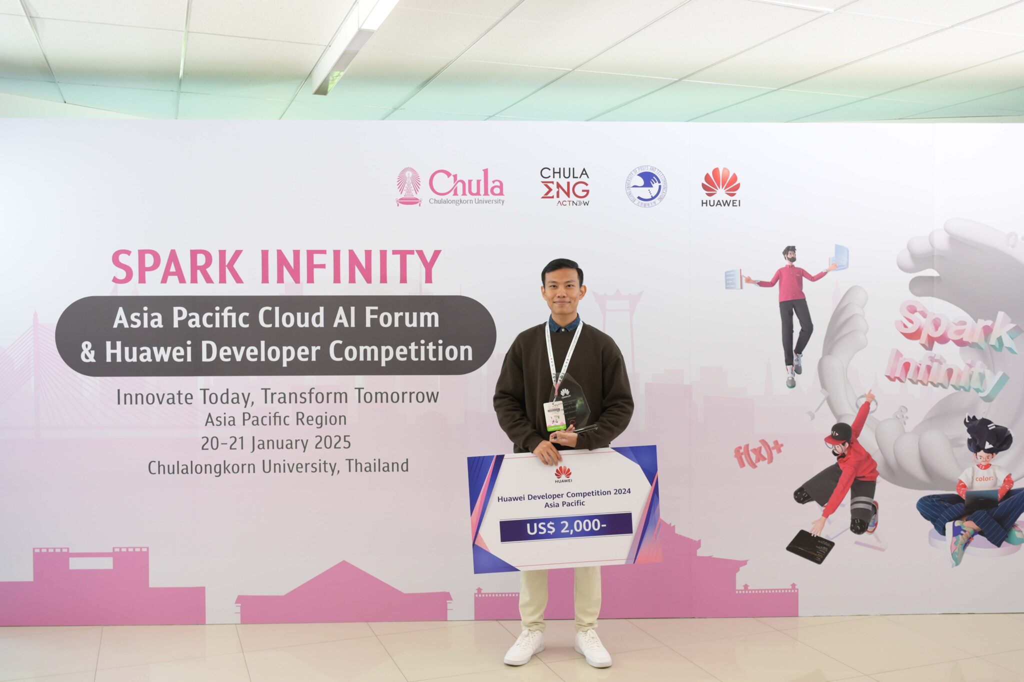 Chula, Huawei, and BUPT Collaborate to Develop ICT Workforce at Asia Pacific Cloud AI Forum & Huawei Developer Competition?