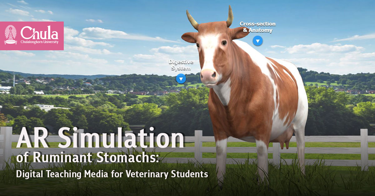 AR Simulation of Ruminant Stomachs: Digital Teaching Media for Veterinary Students 