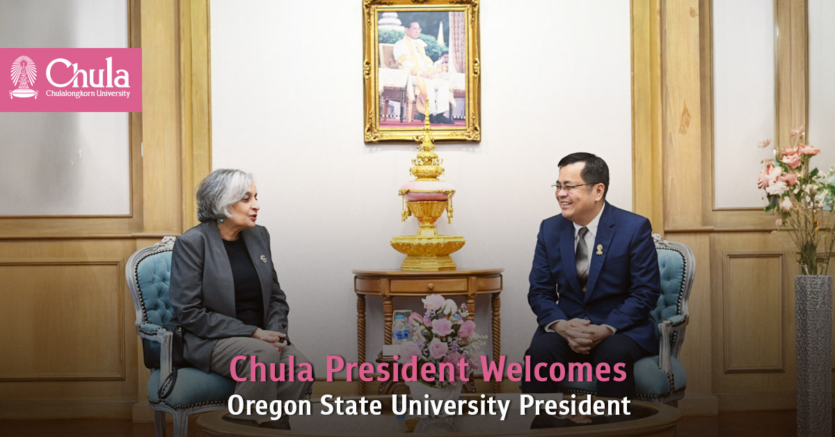 Chula President Welcomes Oregon State University President   