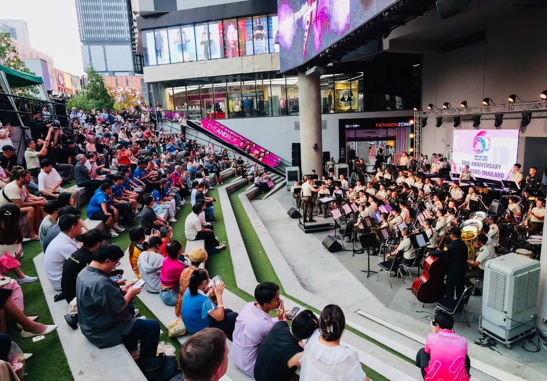 Chula and Singapore Armed Forces Band Join Hands in a Spectacular Music Performance for 108 Years of Chula and 60 Years of Thai-Singapore Diplomatic Ties?