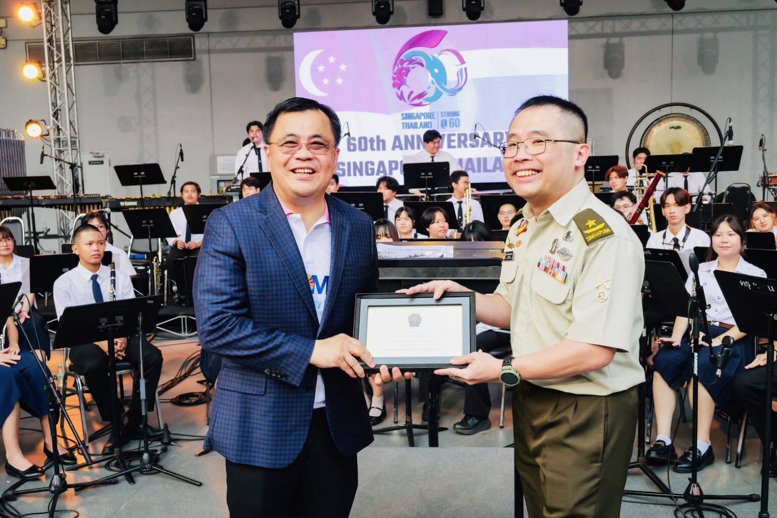 Chula and Singapore Armed Forces Band Join Hands in a Spectacular Music Performance for 108 Years of Chula and 60 Years of Thai-Singapore Diplomatic Ties?