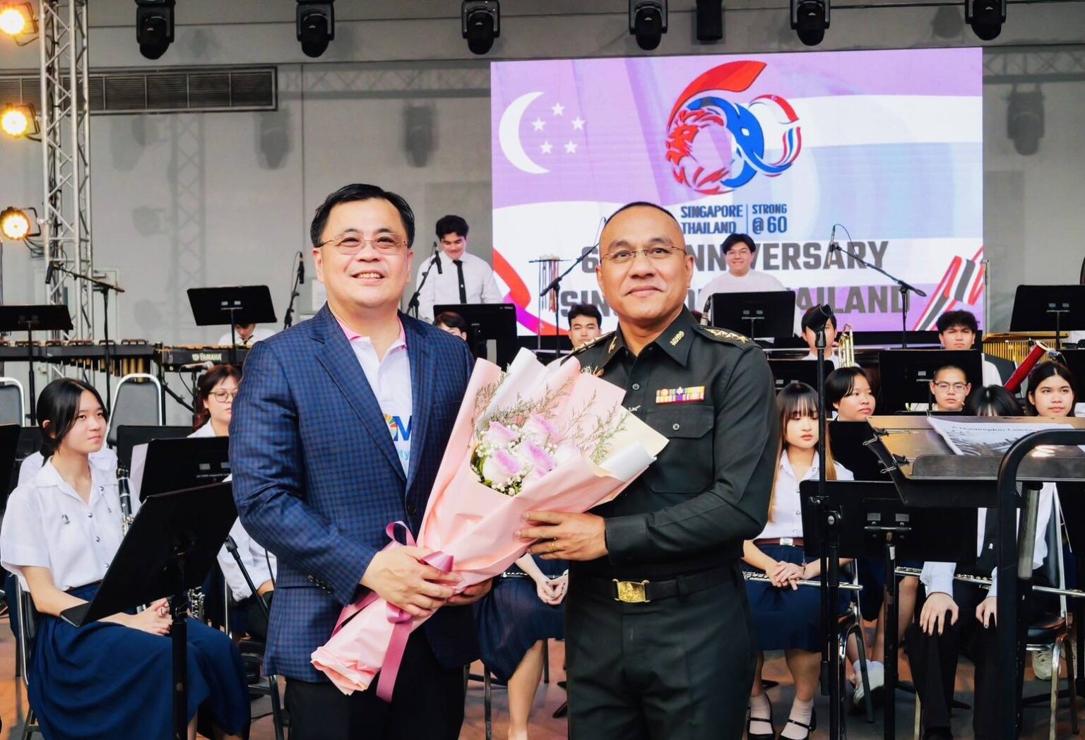 Chula and Singapore Armed Forces Band Join Hands in a Spectacular Music Performance for 108 Years of Chula and 60 Years of Thai-Singapore Diplomatic Ties?