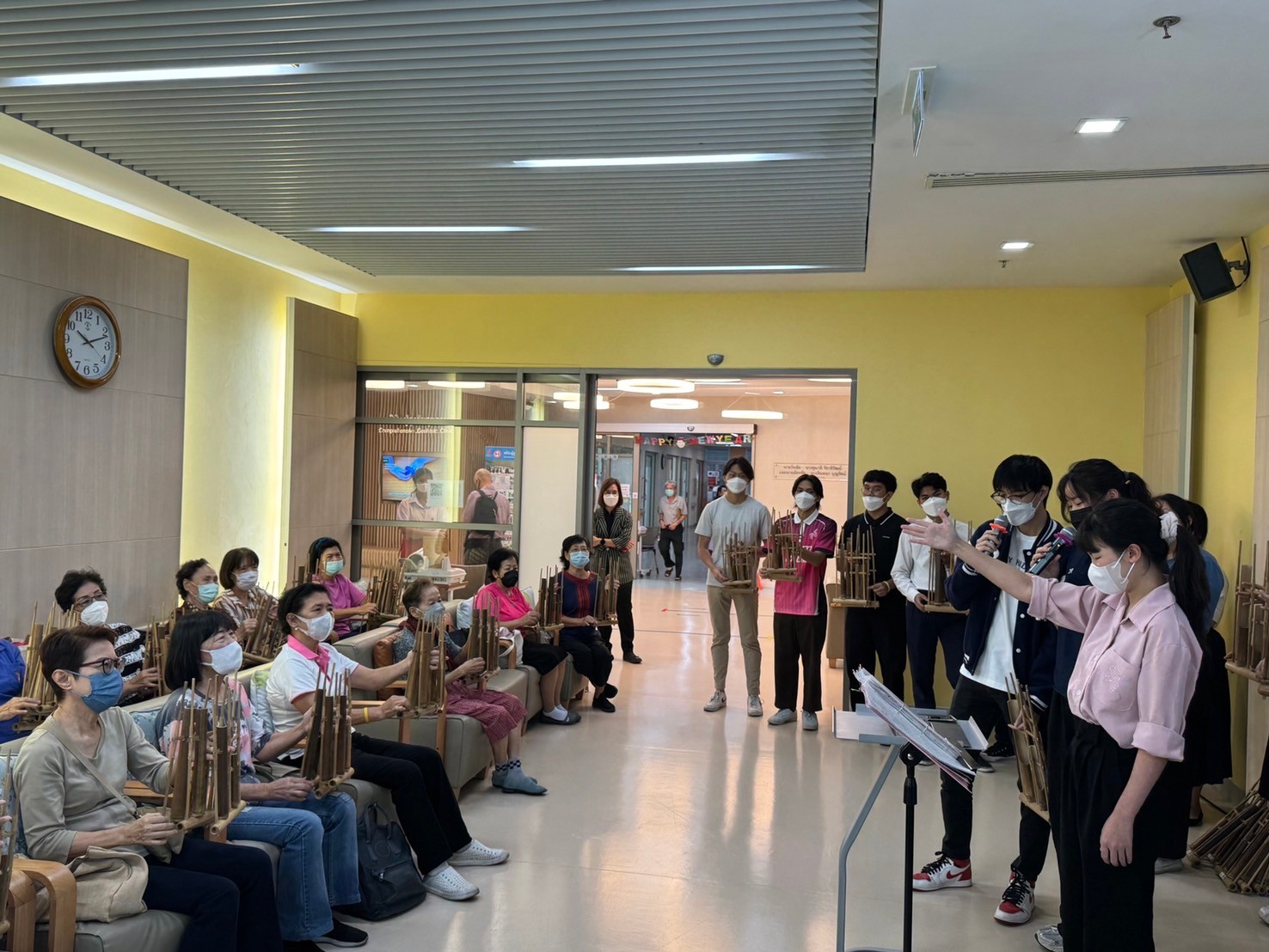 Chula Fine Arts Delivers Elder Eats 1.0 & Music Therapy to Elderly at King Chulalongkorn Memorial Hospital
