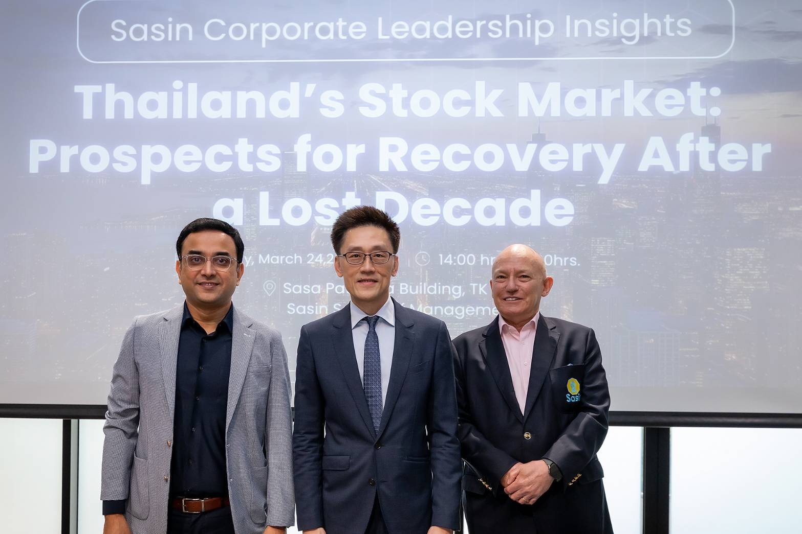 Sasin Hosts Exclusive Session on the Recovery of Thailand’s Stock Market 