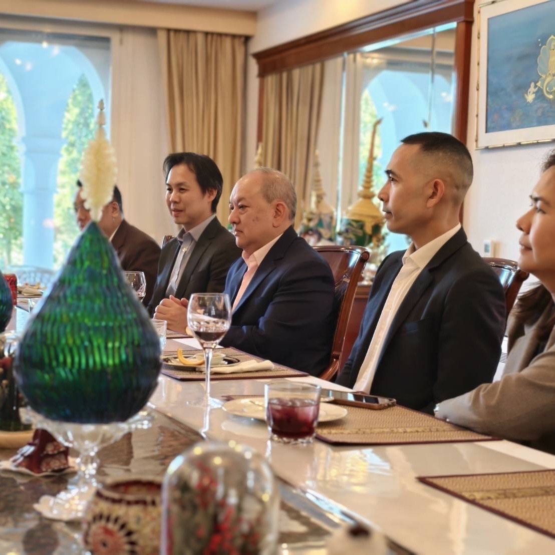 Chula President Visits Thailand’s Ambassador to Spain to Strengthen Thai-Spanish Educational Ties