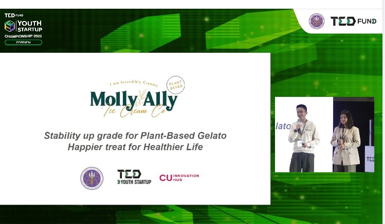 “Molly Ally” Plant-Based Ice Cream from CU Innovation Hub Team Wins 1st Runner-Up at TED Youth Startup Championship 2025