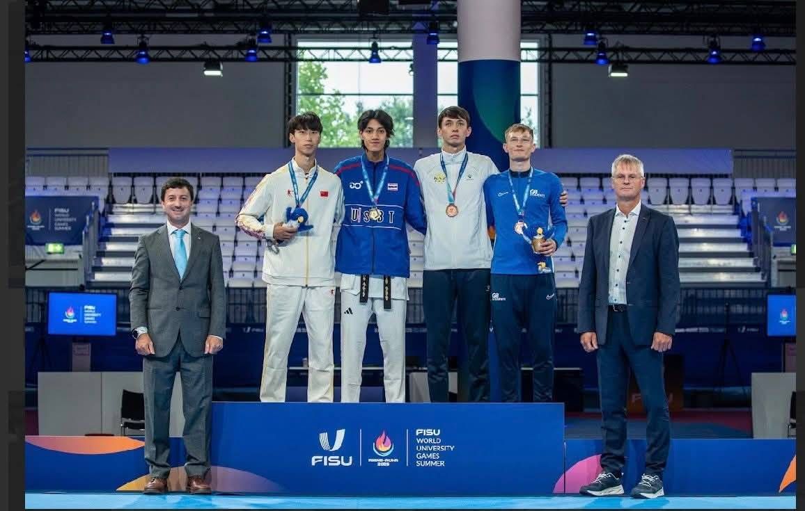 Chula Communication Arts Student Wins Thailand’s First Gold Medal at the 32nd World University Games in Germany
