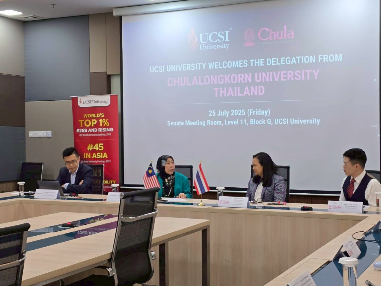 Bridging Borders Through Knowledge: Chulalongkorn and UCSI Explore New Avenues for Collaboration