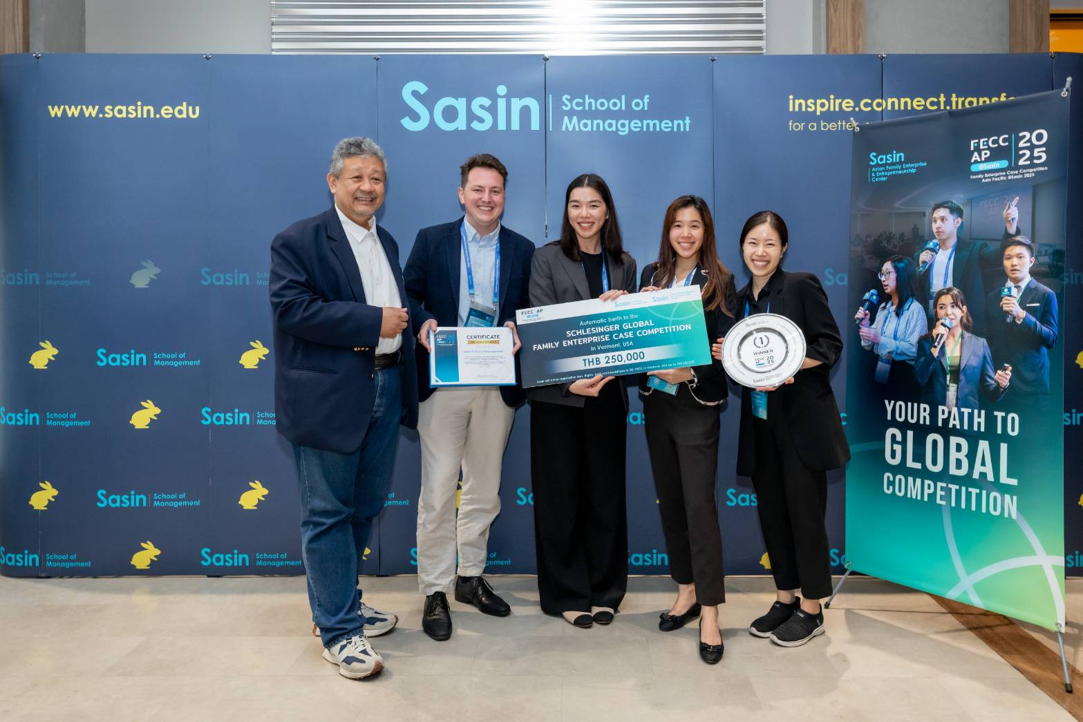 Sasin MBA Students Win Family Enterprise Case Competition – Asia Pacific 2025