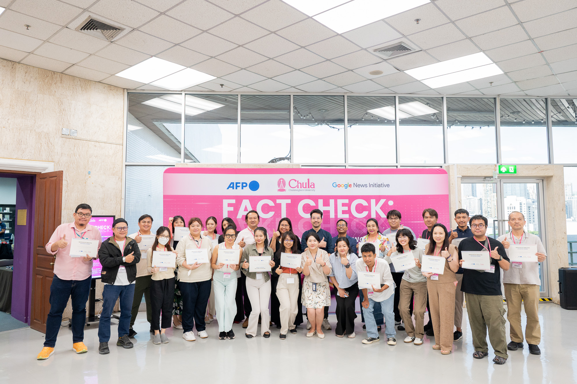 Chula Joins Forces with Google and AFP to Equip Thai Journalists with AI Tools to Combat Fake News in the Digital Era? ????? ?????? Google ??? AFP ???????? AI ?????????????????????????? ?????? Fake News ??????????