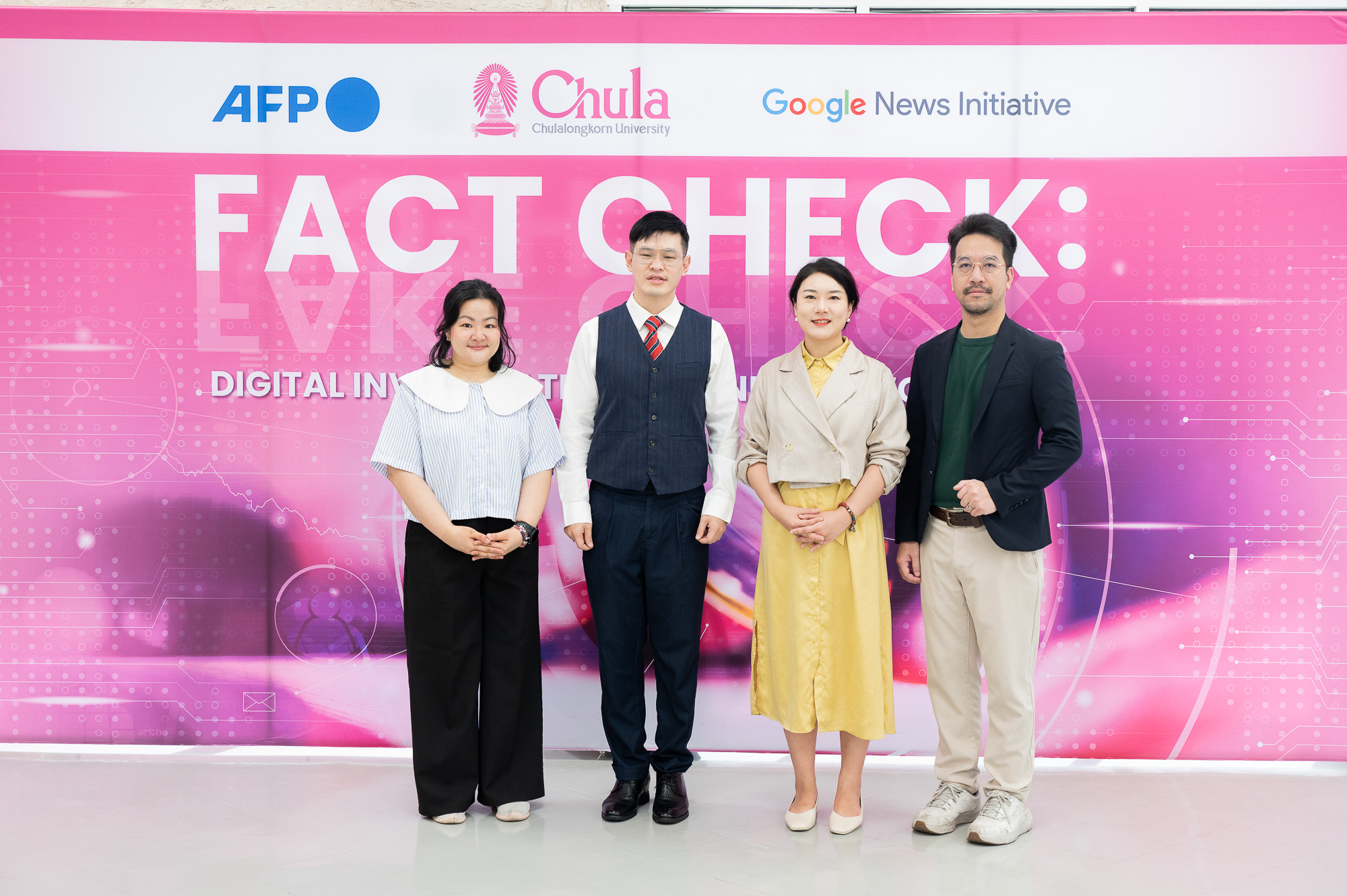 Chula Collaborates with AFP and Google to Strengthen “Fact-Checking” Skills and Combat Misinformation  จุฬาฯ ร่วม AFP และ Google เสริมทักษะ  “Fact-checking” เสริมแกร่งนักสื่อสาร รู้เท่าทันข่าวลวง