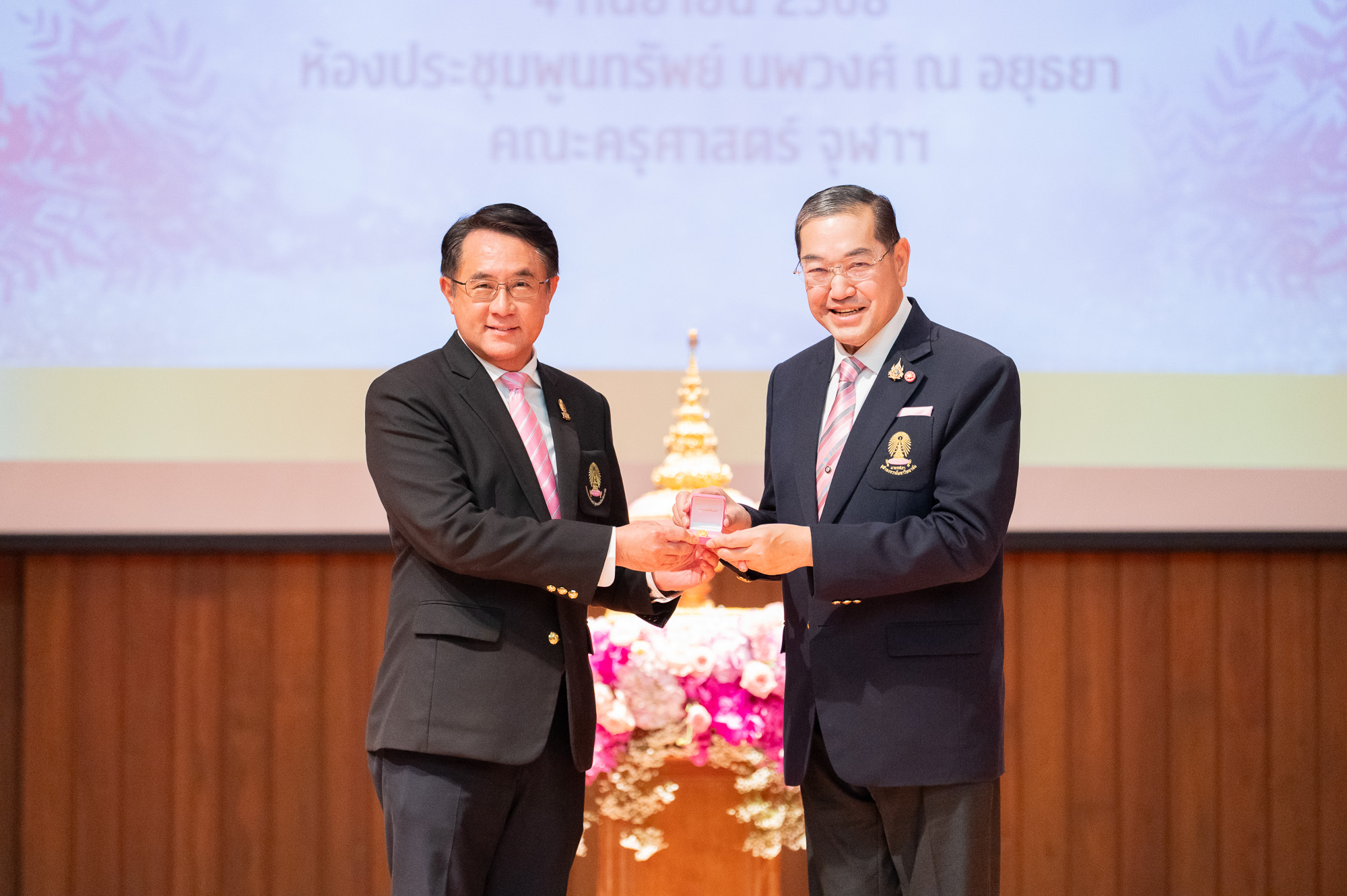 Chula Honors 2025 Retirees with Gold Honor Pins