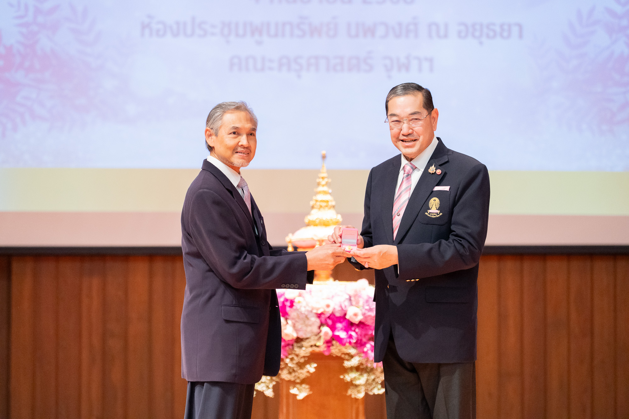 Chula Honors 2025 Retirees with Gold Honor Pins