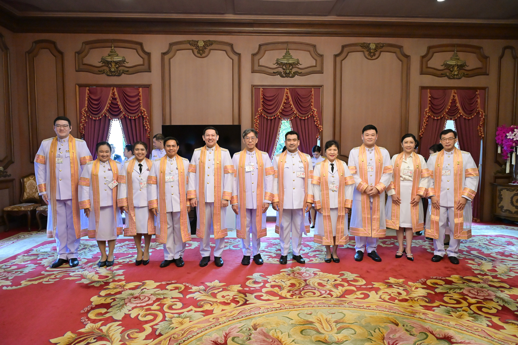 Her Royal Highness Princess Maha Chakri Sirindhorn, representing His Majesty the King, confers degrees upon graduates of Chulalongkorn University for the 2024 academic year on the second day of the ceremony 