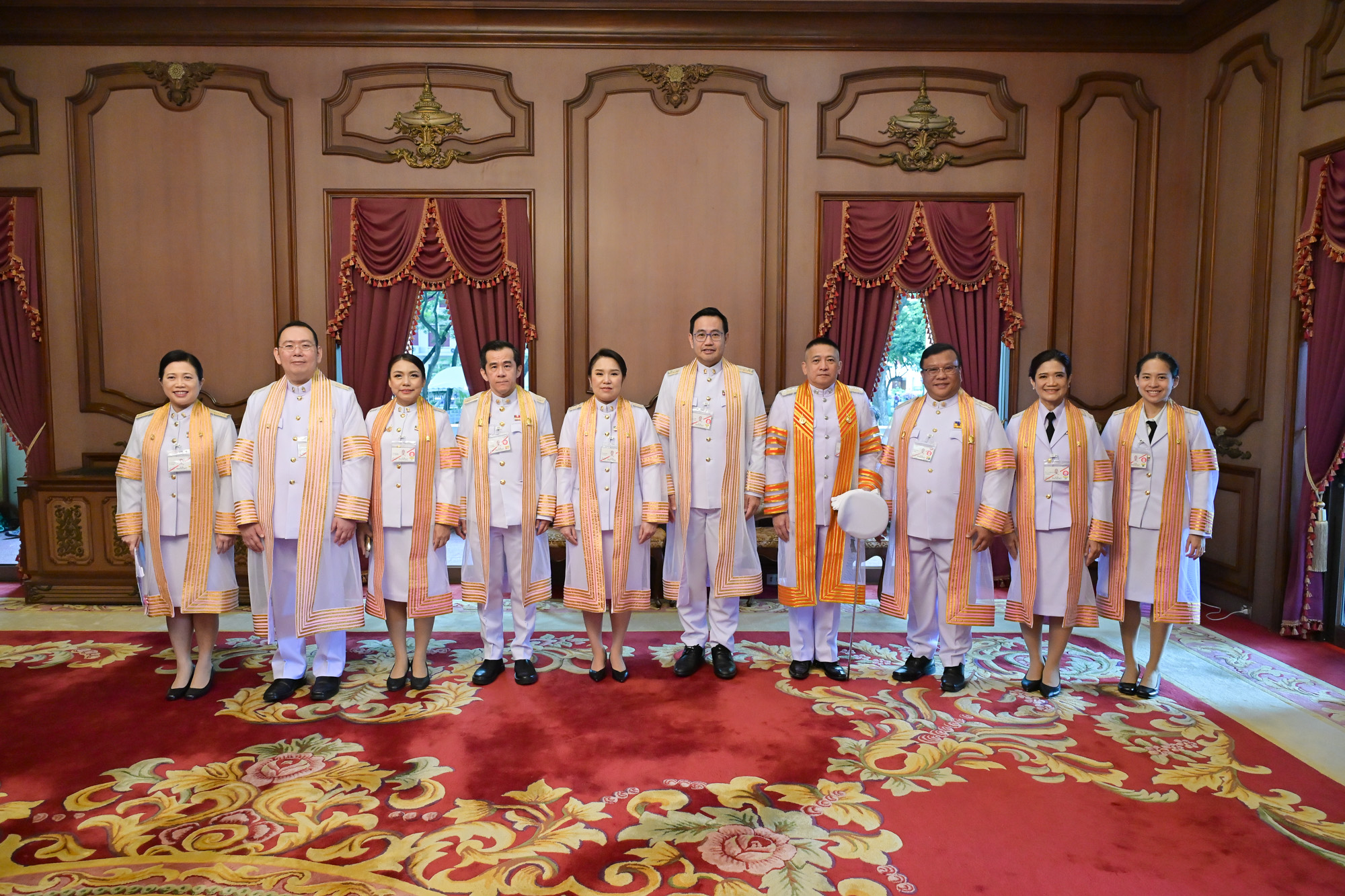 Her Royal Highness Princess Maha Chakri Sirindhorn, representing His Majesty the King, confers degrees upon graduates of Chulalongkorn University for the 2024 academic year on the second day of the ceremony 