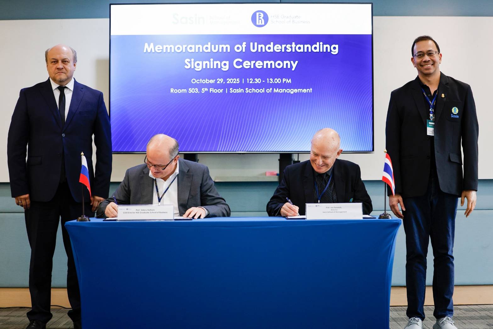 Sasin�CHSE Collaboration Advances Research and Business Education Between Thailand and Russia?