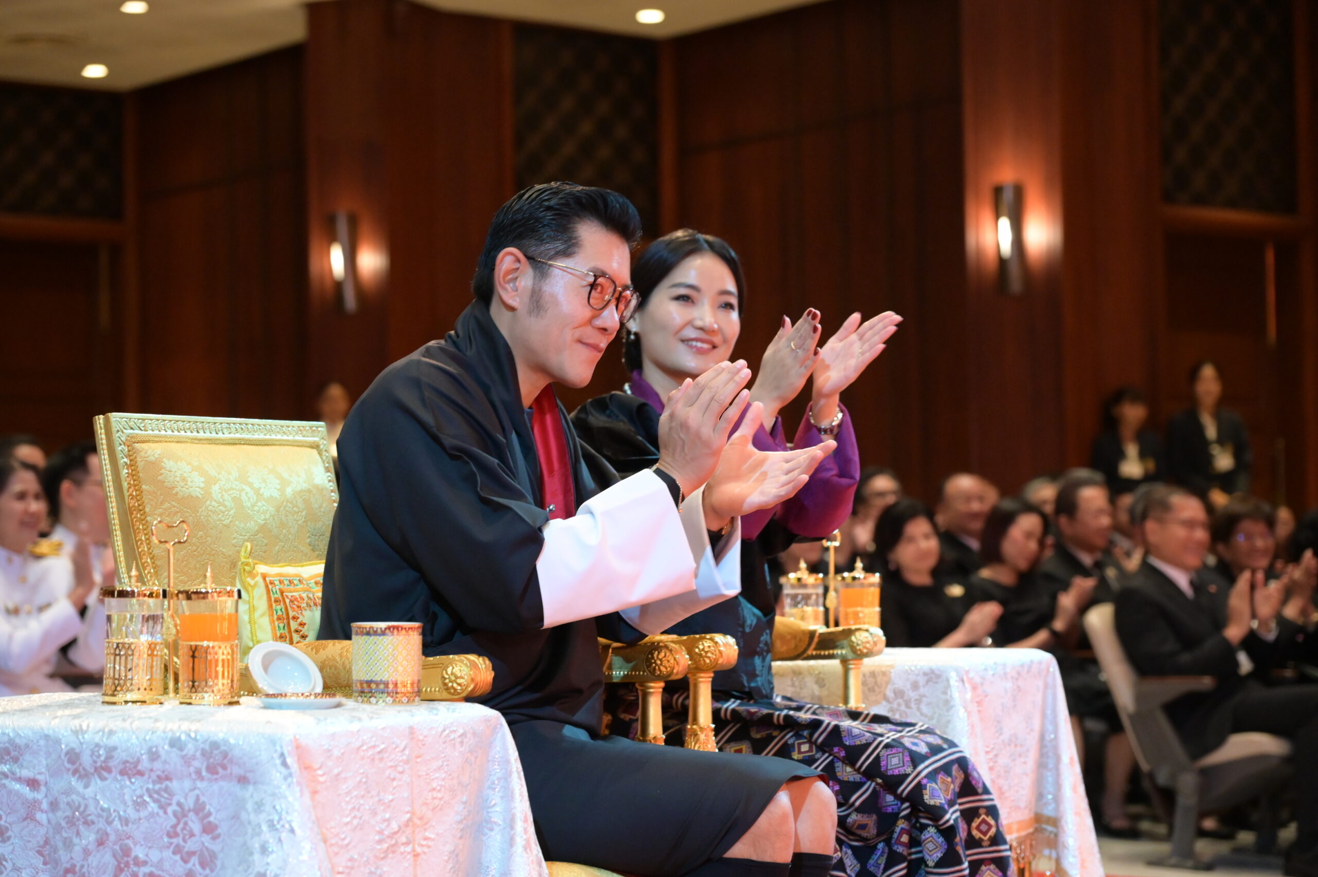 �鶹���� Hosts Their Majesties the King and Queen of Bhutan on the Occasion of the Conferral of the Honorary Doctor of Philosophy Degrees