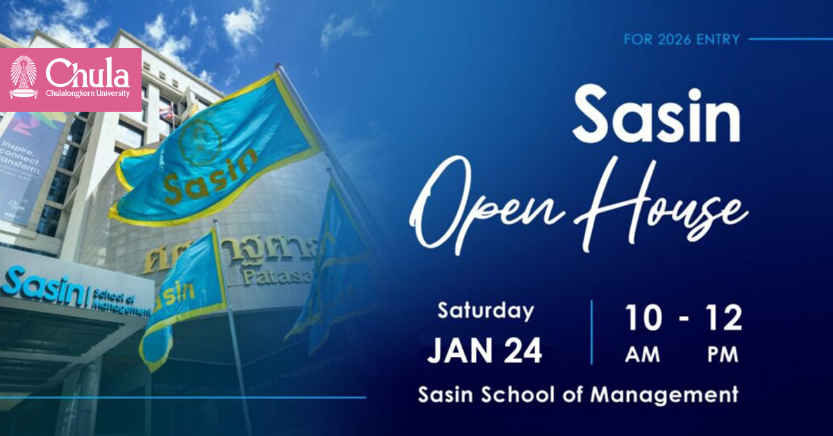 Sasin, Chula to Host Open House on Saturday, January 24, 2026 