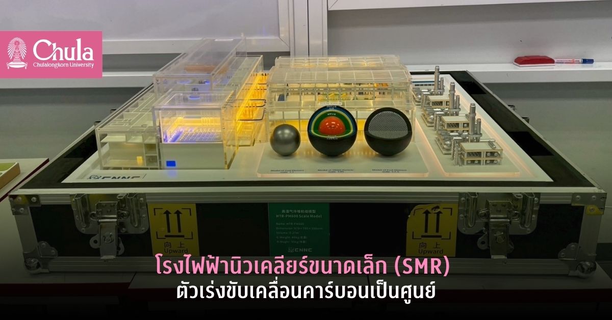 โรงไฟฟ้านิวเคลียร์ขนาดเล็ก SMR ตัวเร่งขับเคลื่อนคาร์บอนเป็นศูนย์