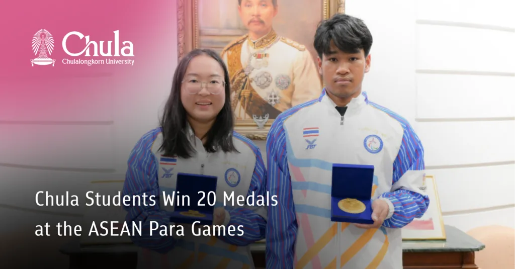 Chula Students Win 20 Medals at the ASEAN Para Games 