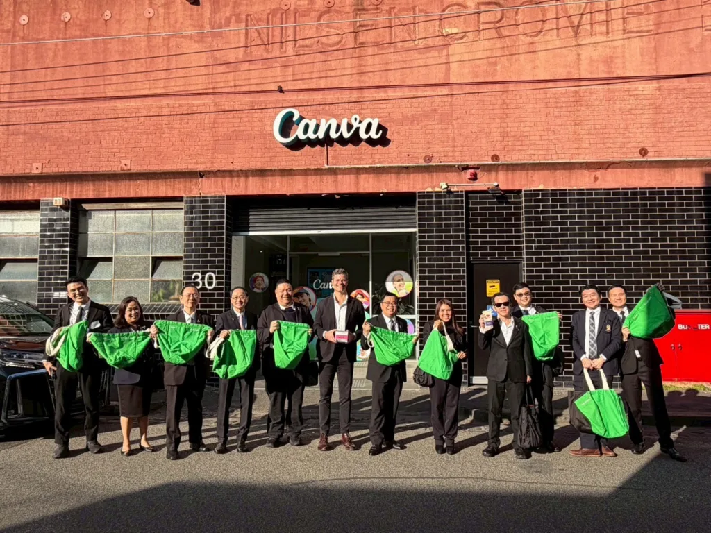 Chula Delegation Visits Canva to Foster Global Collaboration and Creative Innovation 