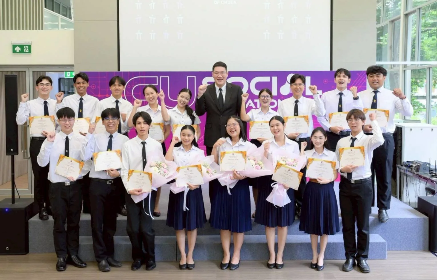 จุฬาฯ คัดเลือกนิสิตต้นแบบ “Etiquette Delegate of Chula” รุ่นที่ 2 ปฏิบัติงานพิธีการมหาวิทยาลัย