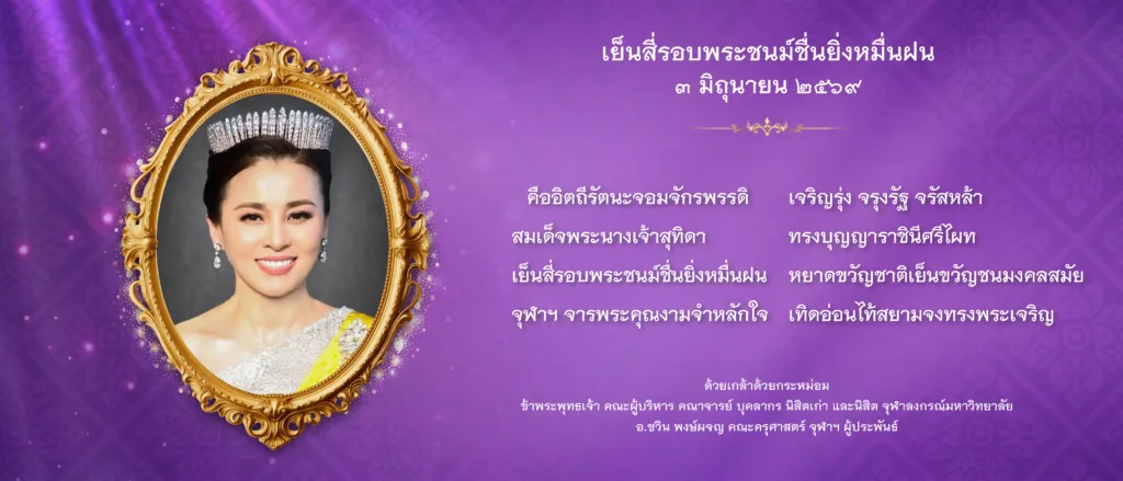 ขอเชิญร่วมลงนามถวายพระพรเนื่องในโอกาสพระราชพิธีมหามงคลเฉลิมพระชนมพรรษา 4 รอบ สมเด็จพระนางเจ้าฯ พระบรมราชินี