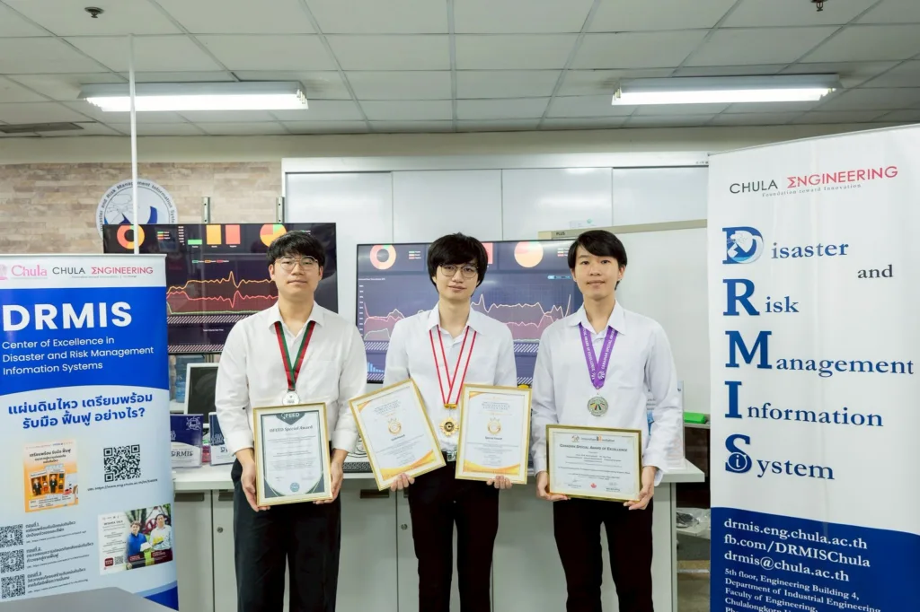 AI Earthquake Response Dashboard by Chula Wins Gold in Japan