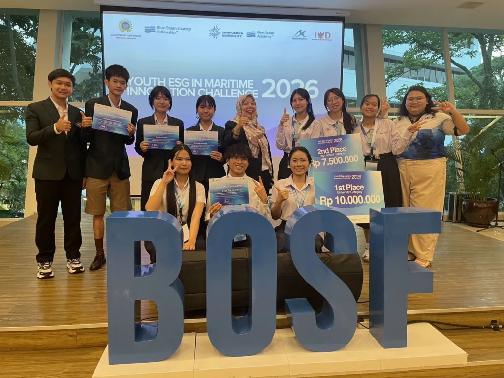 Chulalongkorn Students & Team?HACKIN1DAY Win First Prize at Youth ESG in Maritime Innovation Challenge 2026?