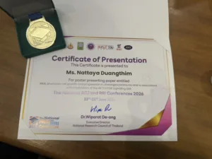 Chula Ph.D. Student Wins Gold Medal at Thailand Research Expo 2026