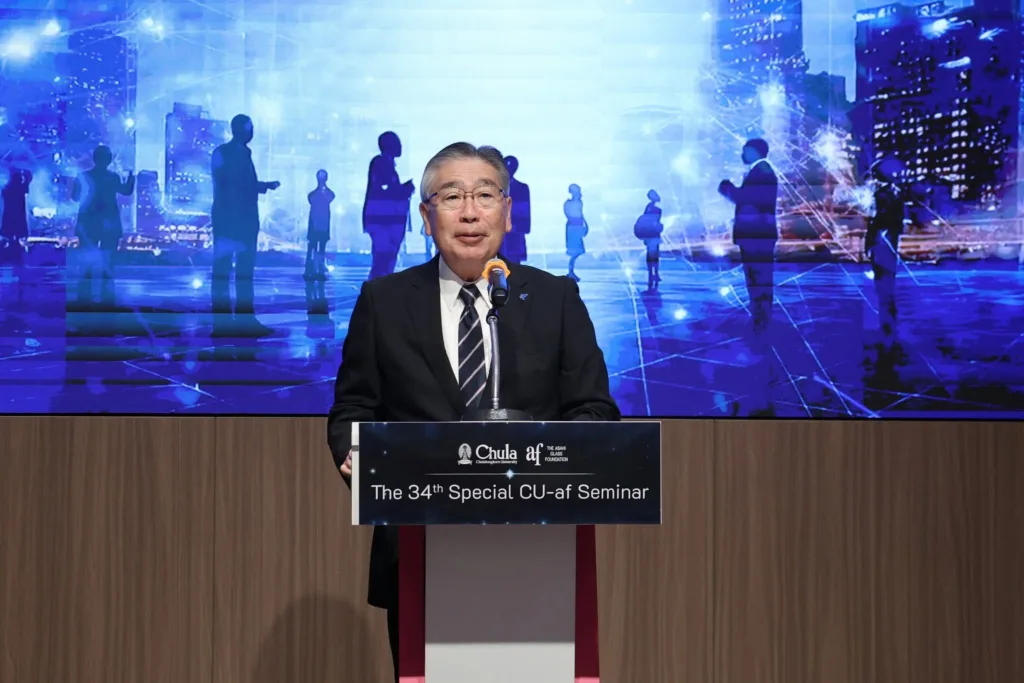Mr. Takuya Shimamura, President of the Asahi Glass Foundation