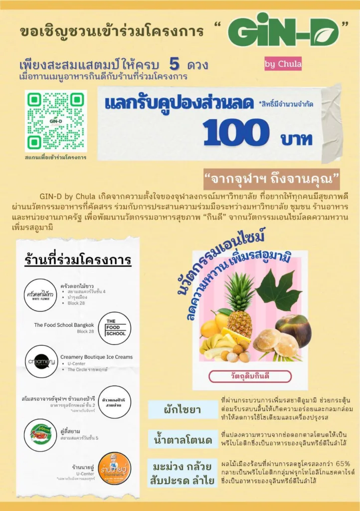 Purchase?a total of five menus from participating restaurants��whether from the same?venue?or different ones and?receive a 100-baht rebate.