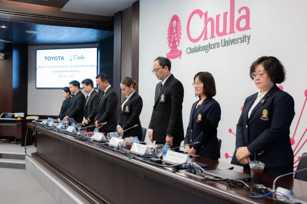 Chula Receives Toyota Scholarships for the 53rd Consecutive Year