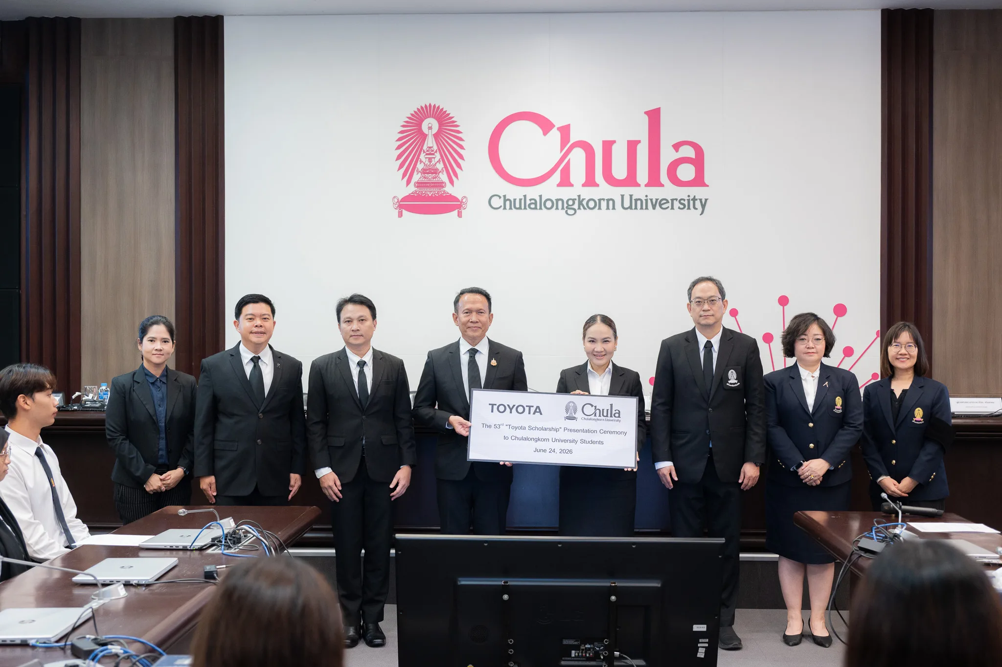 Chula Receives Toyota Scholarships for the 53rd Consecutive Year