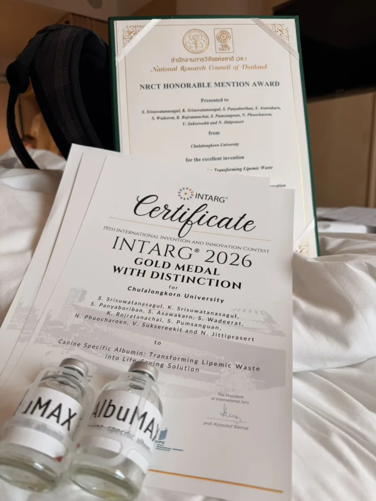 Chula Veterinary Innovation Wins 3 International Awards at INTARG® 2026 in Poland 