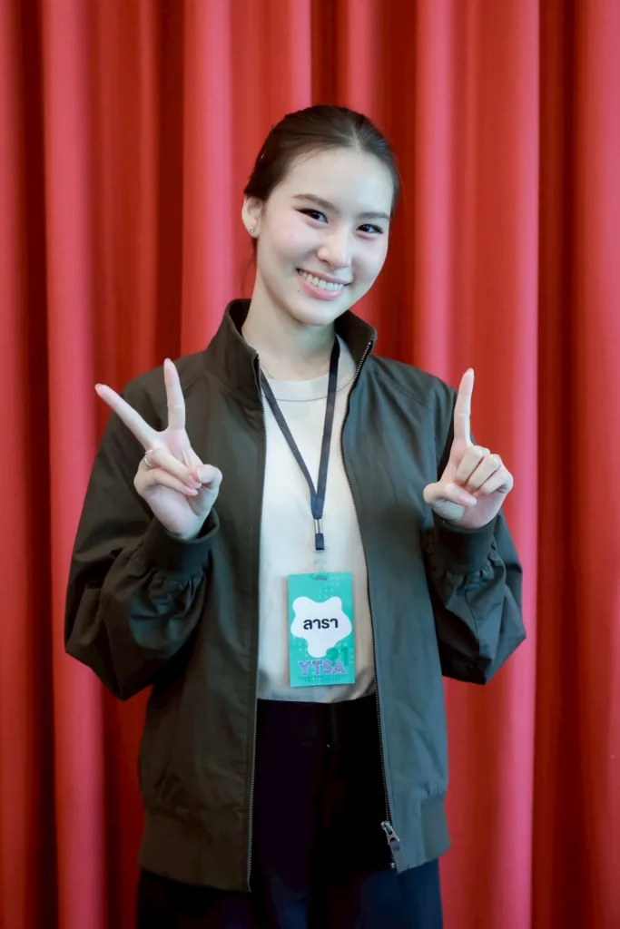 Ms. Kasina Thonawanik, a fourth-year student in the Department of Biology, Faculty of Science