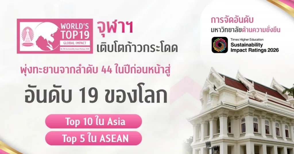 ????? ?????????????????????? 19 ?????? ?????????????????? 1 ????????????? Top 10 Asia ??? Top 5 ASEAN