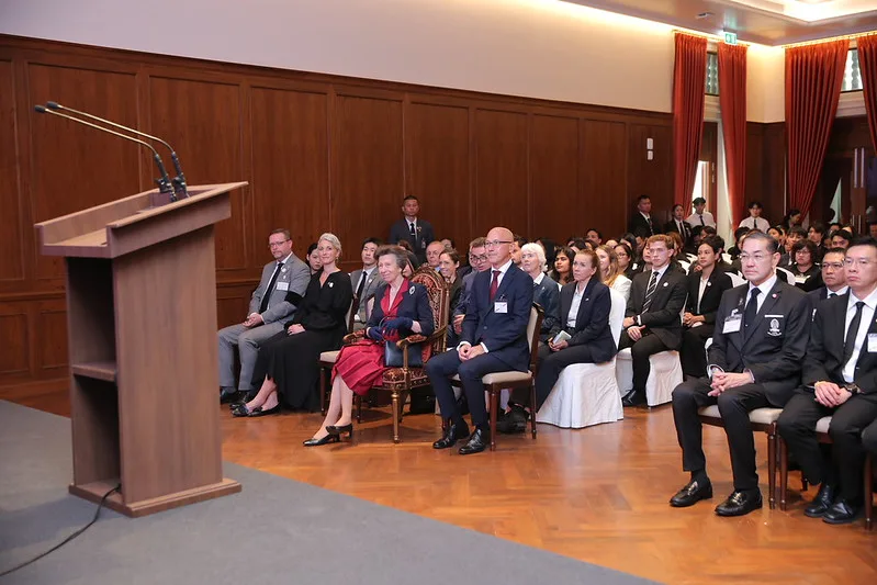 Princess Maha Chakri Sirindhorn Meets the Princess Royal at Chula for Women in Science Awards 