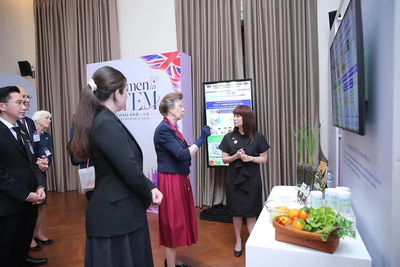 Princess Maha Chakri Sirindhorn Meets the Princess Royal at Chula for Women in Science Awards 