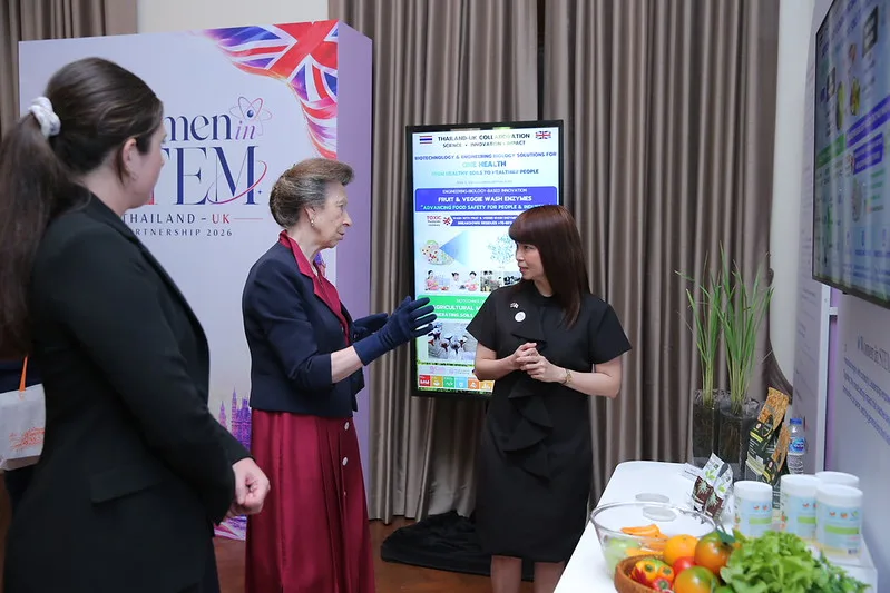 Princess Maha Chakri Sirindhorn Meets the Princess Royal at Chula for Women in Science Awards 