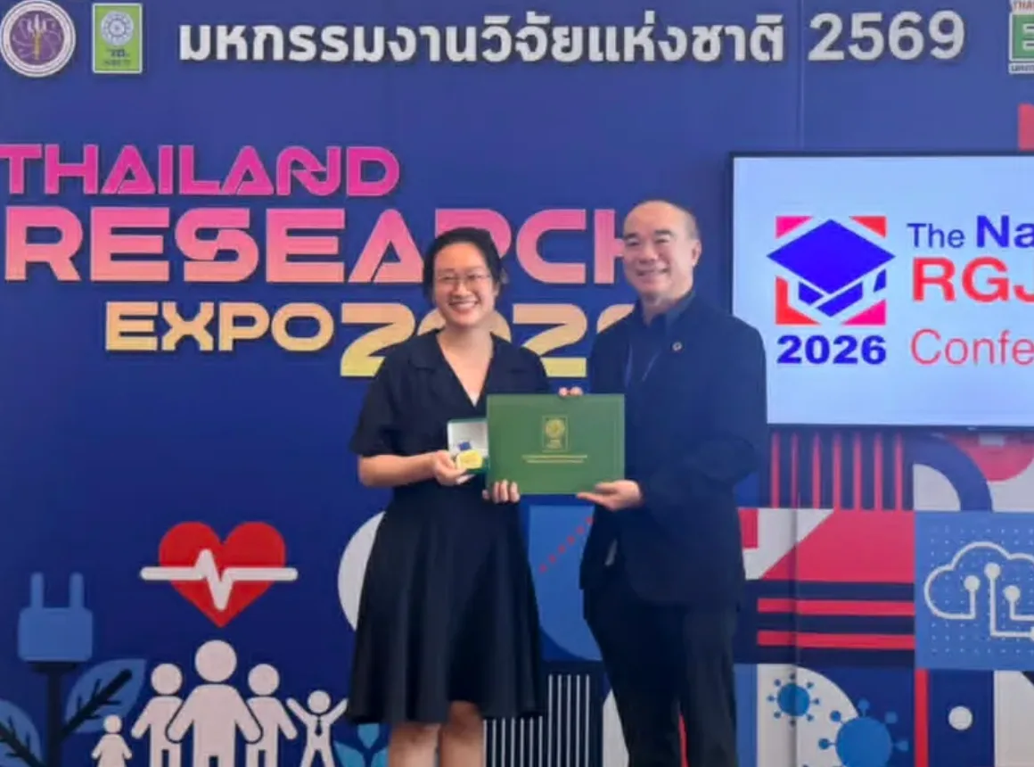 Chula Ph.D. Student Wins Gold Medal at Thailand Research Expo 2026?