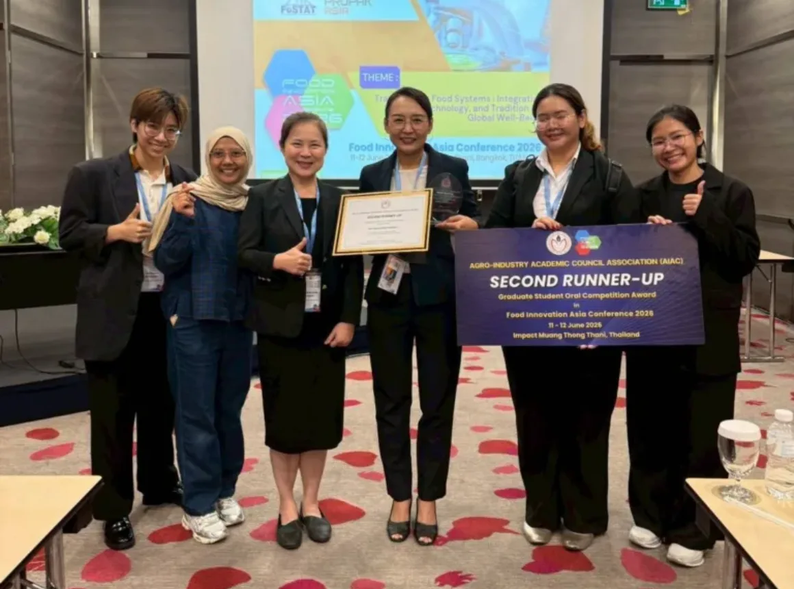 Chula Science Student Receives Research Presentation Award at FIAC 2026
