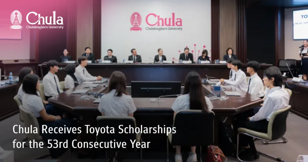 Chula Receives Toyota Scholarships for the 53rd Consecutive Year