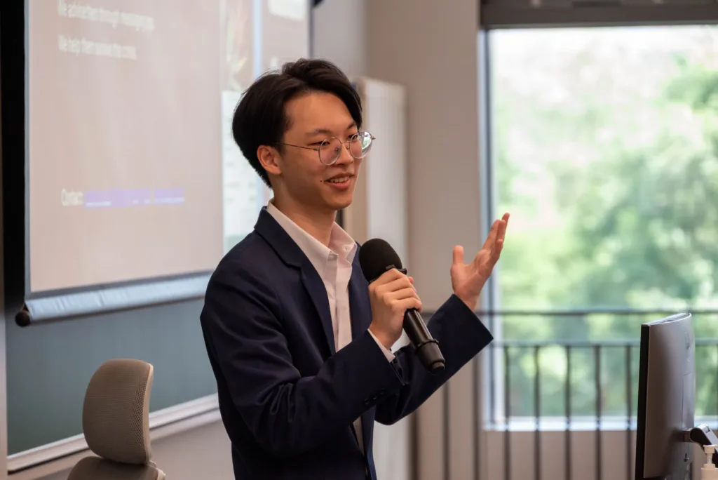 Mr. Patipon Tiyapanjanit 3rd-year student, Computer Engineering and Digital Technology Program (CEDT), Faculty of Engineering, Chulalongkorn University, and CEO and founder of a startup, AquaWise