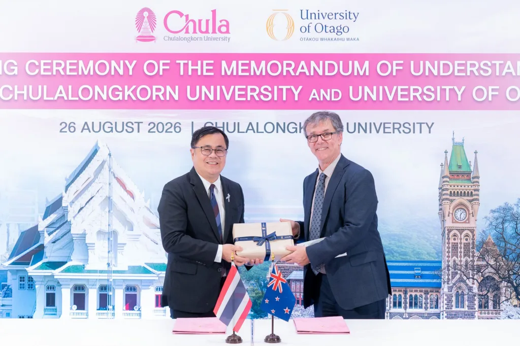 Chula Signs MoU with the University of Otago to Strengthen Academic Collaboration 