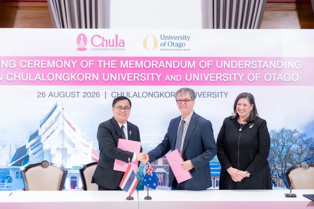 Chula Signs MoU with the University of Otago to Strengthen Academic Collaboration 
