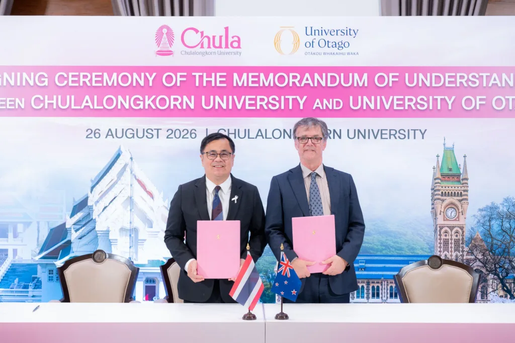 Chula Signs MoU with the University of Otago to Strengthen Academic Collaboration 